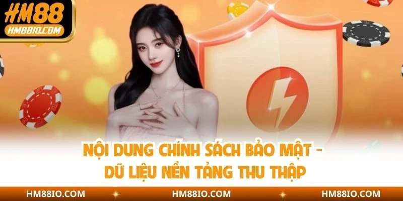 Nội dung chính sách bảo mật - Dữ liệu nền tảng thu thập